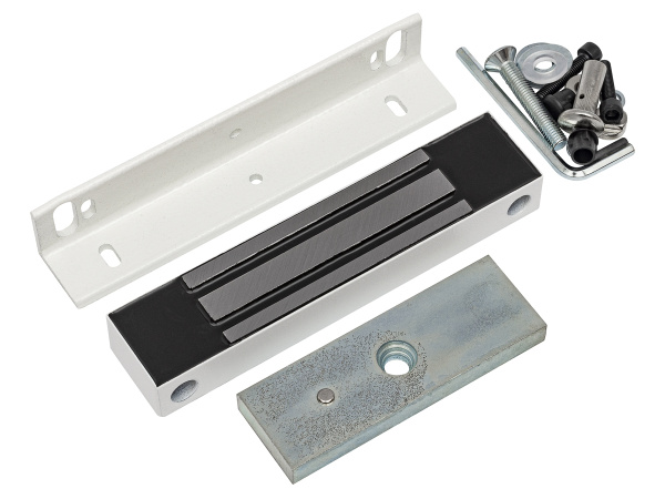 ML-180K с уголком (белый) замок электромагнитный AccordTec