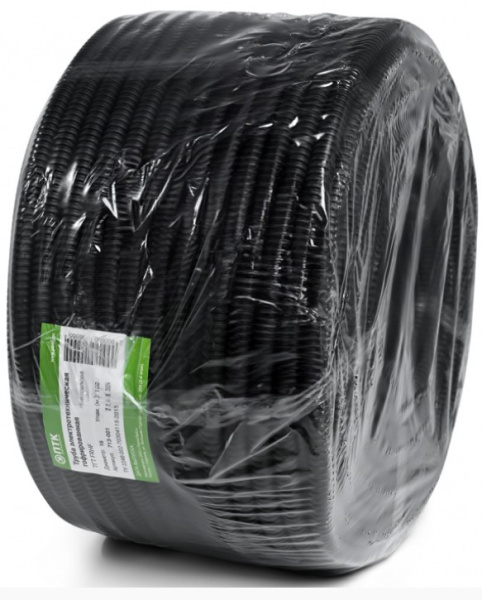 713-003 Труба гофр.FRHF(нг) 25 мм с зондом (75м) ПожТехКабель