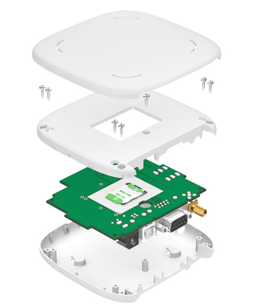 Стационарный GSM модем 900/1800 МНz RS232/USB (белый корпус) (Ритм)
