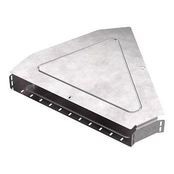 PR16.0620 Угол горизонтальный 45 градусов с крышкой Стандарт 600х80 Промрукав