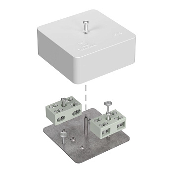 40-0450-FR6.0-4-4-Р коробка огнестойкая разветвительная для кабель-канала 40-0450-FR6.0-4-4-Р Е15-Е60 75х75х30 Промрукав