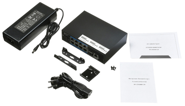 RVI-2NSI08F-2H коммутатор с питанием по PoE