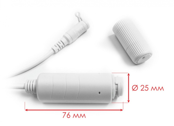 IP-S025.0(2.8)MP_V.3 купольная внутренняя IP камера видеонаблюдения с встроенным микрофоном Optimus
