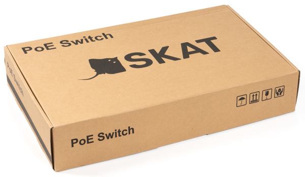 SKAT PoE-16E-2G-1S коммутатор сетевой 19 портовый