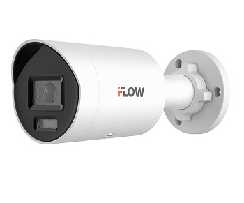 F-IC-2182C2M(2.8mm) (Аналог DS-2CD2083G2-LI2U) 8Мп уличная цилиндрическая IP-камера с гибридной Smart подсветкой до 40м и технологией SharpSense iFlow
