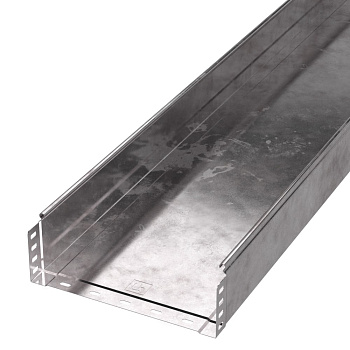 PR16.0057 лоток неперфорированный Стандарт 300х100х3000 (0,8 мм) (6 м/уп) Промрукав