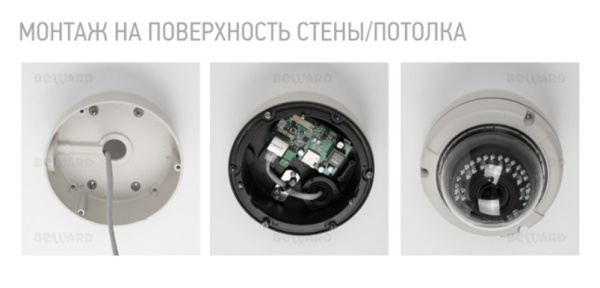 B5350DVZ уличная купольная IP камера видеонаблюдения Beward