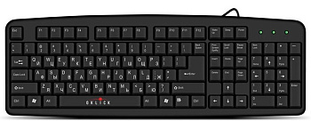 Клавиатура Oklick 100M черный USB