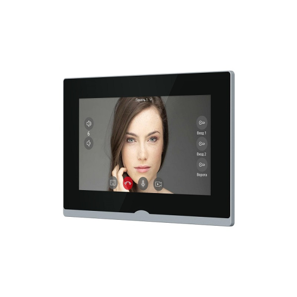 IMPULSE 7 IP WIFI BLACK IP (ver.4051) видеодомофон с сенсорным дисплеем 7" NOVIcam