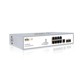 WI-CMS310GF коммутатор управляемый L2, порты 8 100/1000Base-TX  + 2 SFP, Wi-Tek