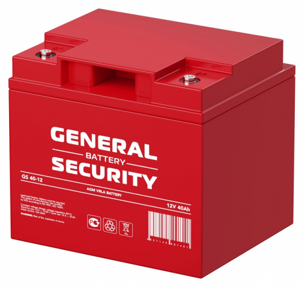 Аккумулятор GS 40-12 (12В/40Ач)