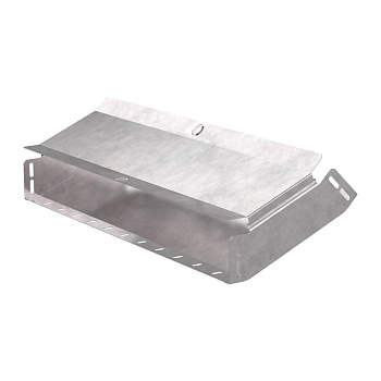 PR16.0599 Угол вертикальный внутренний 45 градусов с крышкой Стандарт 600х80 Промрукав