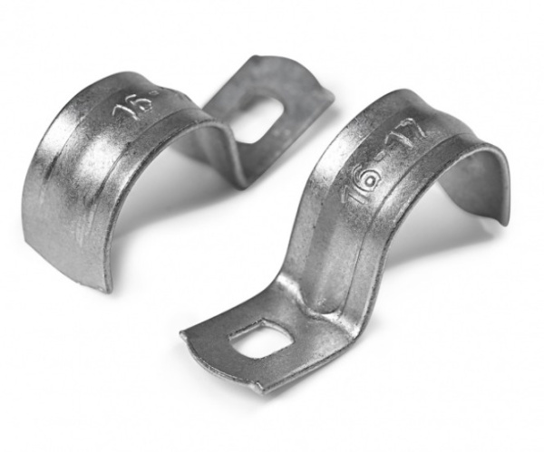 850-004 Скоба металлическая однолапковая 16-17 мм (100 шт/уп) ПожТехКабель PTK-Accessories