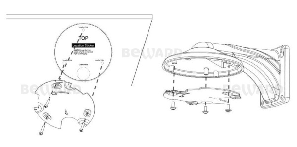 SV2018DVZ (2.7-13.5мм) уличная купольная всепогодная IP-камера видеонаблюдения с встроенным микрофоном Beward
