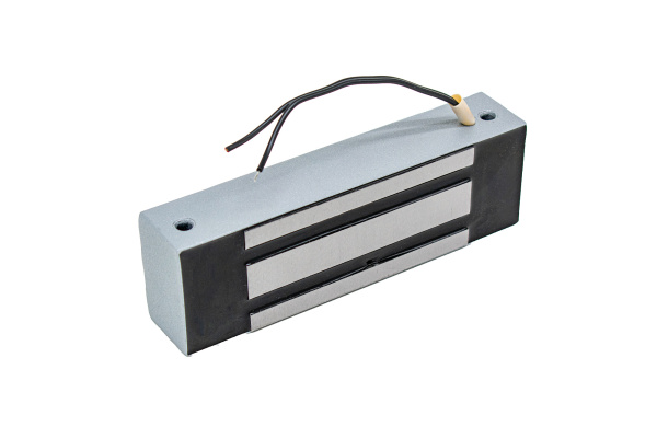 ML-300K замок электромагнитный с уголком (серебряный металлик) AccordTec