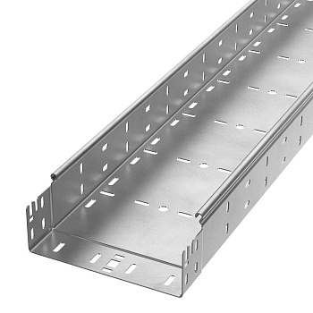 PR16.13309 лоток перфорированный Профи INOX (AISI 304) 200х80х6000 (1,5 мм) (12 м/уп) Промрукав