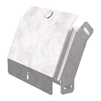 PR16.0557 Угол вертикальный внешний 45 градусов с крышкой Стандарт 200х50 Промрукав