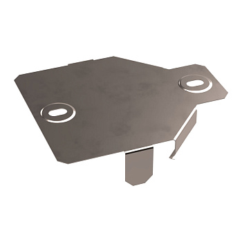 PR16.6100 крышка переходника симметричного Стандарт INOX (AISI 409) 100х50 Промрукав