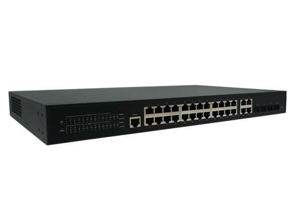 U1IM-24G/4GS_V.1 24 портовый управляемый PoE-коммутатор Optimus