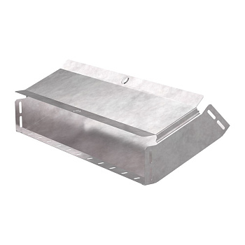 PR16.0600 Угол вертикальный внутренний 45 градусов с крышкой Стандарт 600х100 Промрукав