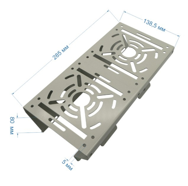 ST-BMS (версия 4) (С ХОМУТОМ) кронштейн двойной средний универсальный Space Technology
