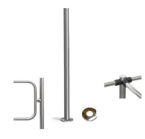 PERCo-BH02 2-06/EL трехсторонняя стойка с электромагнитным устройством блокировки PERCo