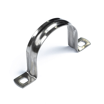 PR08.20811 скоба металлическая двухлапковая СМД(INOX) d60-63 мм (10шт/100шт уп/кор) Промрукав