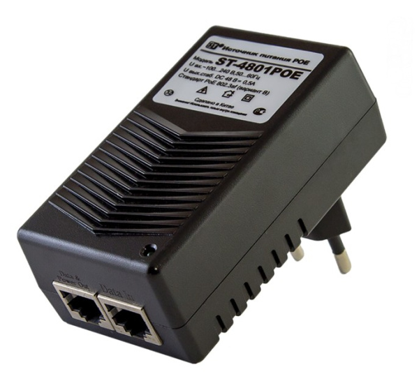 ST-4801 POE источник питания POE однопортовый Space Technology