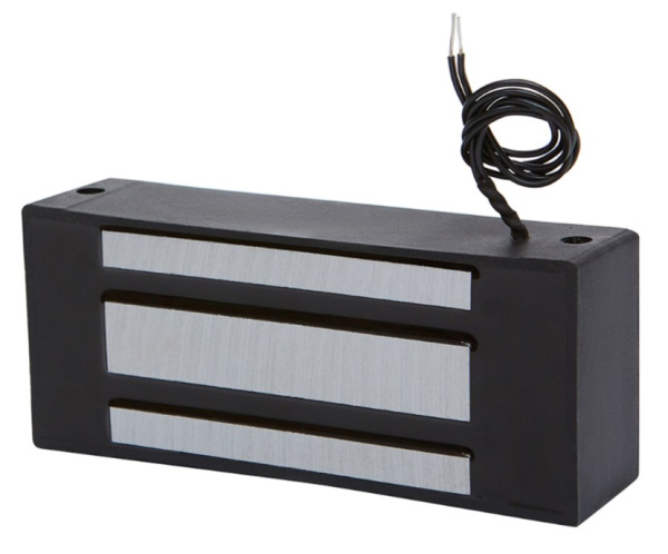 ML-300П с уголком (черный) замок электромагнитный ACCORDTEC