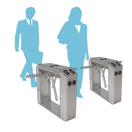 Блокпост ТМБ 1200 тумбовый турникет-трипод