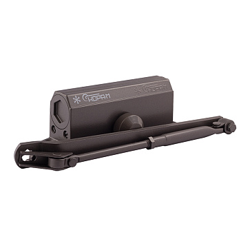 НОРА-М №3S бол. (50-130кг) доводчик морозостойкий (графит) 