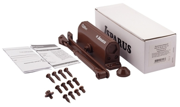 НОРА-М 430 ISPARUS (от 50 до 110 кг) доводчик морозостойкий (коричневый) 