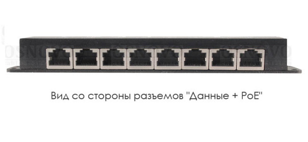 Midspan-8/P PoE-инжектор пассивный Osnovo