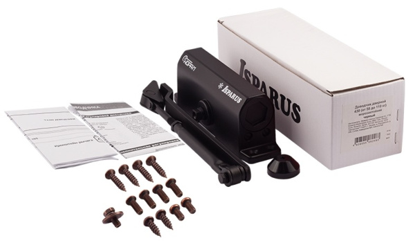 НОРА-М 430 ISPARUS (от 50 до 110 кг) доводчик морозостойкий (черный) 
