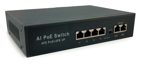 EL S-6/4PA_V.2 неуправляемый PoE-коммутатор Optimus