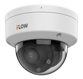 F-IC-1722CMZ4(2.8-12mm) (Аналог DS-I258Z(B)) 2Мп уличная купольная IP-камера с гибридной Smart-подсветкой до 30м и встроенным микрофоном iFlow