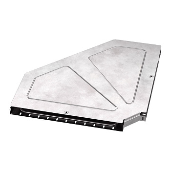 PR16.0628 Угол горизонтальный 90 градусов с крышкой Стандарт 600х50 Промрукав