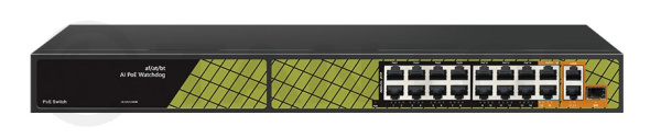 TSn-16FP18G2S1 18-ти портовый неуправляемый PoE коммутатор Tantos