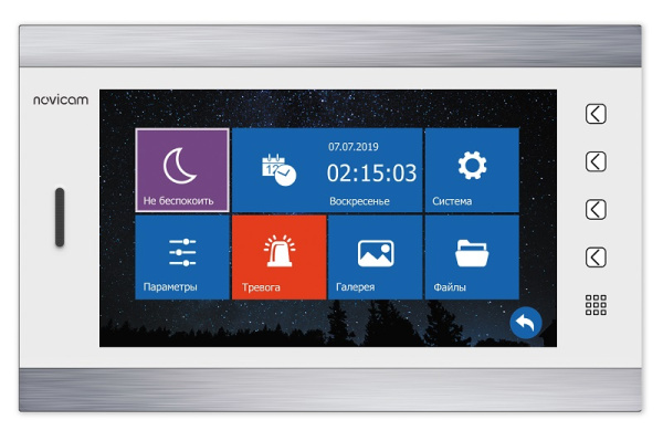 WHITE MAGIC 10 HD (ver.4804)  HD видеодомофон NOVIcam