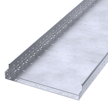 PR16.13613 лоток перфорированный Профи INOX (AISI 316) 600х100х6000 (1,5 мм) (12 м/уп) Промрукав