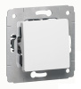 LEG 773657 переключатель одноклавишный, Cariva, белый.