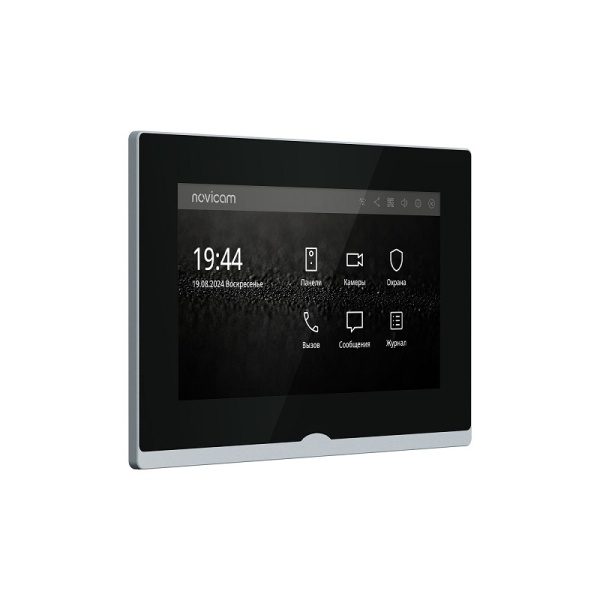 IMPULSE 7 IP WIFI BLACK IP (ver.4051) видеодомофон с сенсорным дисплеем 7" NOVIcam