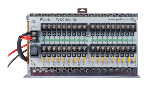 PV-DC10A+ NC профессиональный стабилизированный блок бесперебойного питания DC 12 В, 10 А Версия: 2090 Novicam
