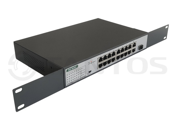 TSn-16P18U 18-ти портовый PoE-коммутатор Tantos