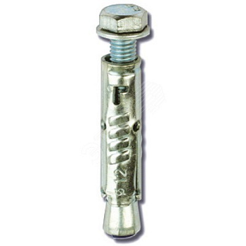 862-003 анкер металлический с болтом М6 8x45 (100 шт/уп) ПожТехКабель  