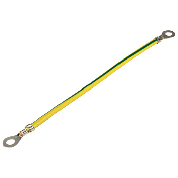 PR08.3126 Провод заземляющий сечением 6 мм2 длиной 150 мм (10 шт/уп) Промрукав