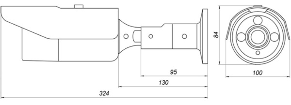 B2560RVZ2 уличная IP камера видеонаблюдения Beward