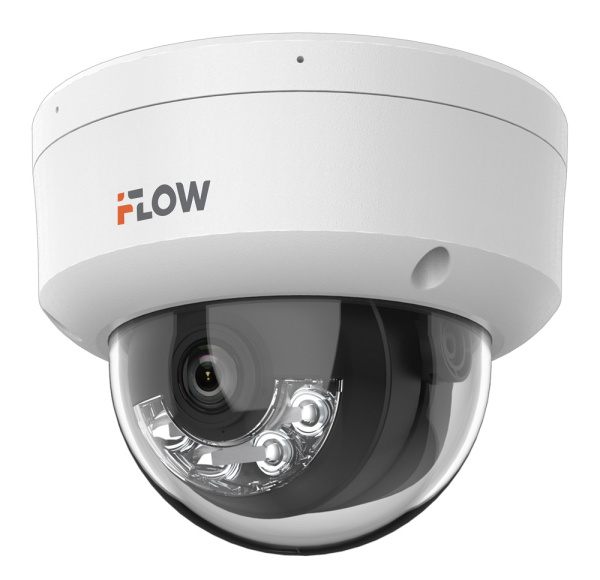 F-IC-1446CM(2.8mm) (Аналог DS-I452L(B)(2.8mm)) 4Мп уличная купольная IP-камера с гибридной Smart-подсветкой до 30м и технологией BrightVu iFlow