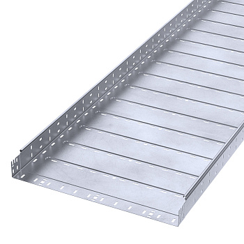 PR16.13573 лоток перфорированный Профи INOX (AISI 316) 600х80х6000 (1,2 мм) (12 м/уп) Промрукав