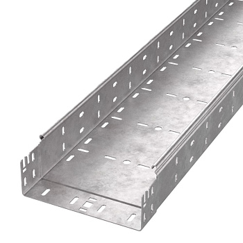 PR16.13204 лоток перфорированный Профи HDZ 200х80х3000 (1,2 мм) (6 м/уп) Промрукав